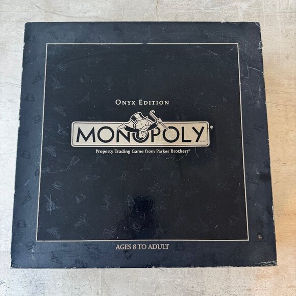 Monopoly Onyx Deluxe Edition (Limited Edition / Rare)  -- Complete Set - Picture 1 of 7